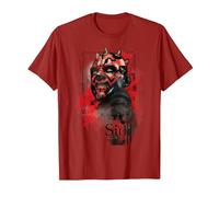 T-Shirt Star Wars Dark Maul Sith T-Shirt, Homme, Canneberge, M