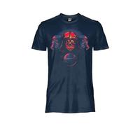 T-shirt Star Wars Dark Vader et Stormtrooper. T-shirt officiel Guerres Star Wars T-shirt imprimé devant., Noir , XXL