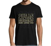 T-Shirt - Star Wars - Que Le Lancer du Javelot Soit avec toi - Noir - Manches courtes - Coton S