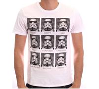 T-Shirt Star Wars Stormtrooper Emotions - COTTON DIVISION - Manches courtes - Col arrondi M