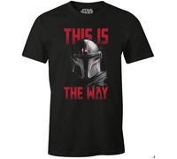 T-shirt - Star Wars - The Mandalorian - Noir - Manches courtes - 100% coton S