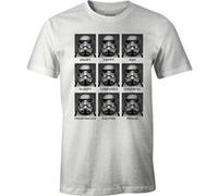 Star Wars Homme Trooper Emotions T Shirt, Blanc, XXL EU
