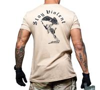 T-shirt Stay Violent Brothers In Arms - Sand XL
