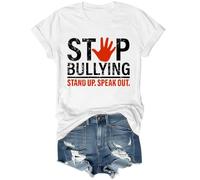 T-shirt Stop Bullying Stand Up Speak Out Unity Day Tees Stop Bullying T-shirt, blanc, XL
