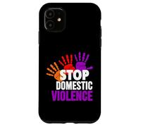 T-Shirt Stop pour Violence Domestique - Conscience de la Violence Domestique Coque pour iPhone 11