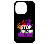 T-Shirt Stop pour Violence Domestique - Conscience de la Violence Domestique Coque pour iPhone 14 Pro