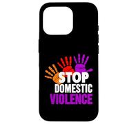 T-Shirt Stop pour Violence Domestique - Conscience de la Violence Domestique Coque pour iPhone 16 Pro