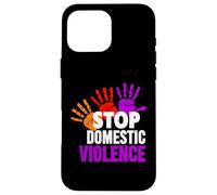 T-Shirt Stop pour Violence Domestique - Conscience de la Violence Domestique Coque pour iPhone 16 Pro Max