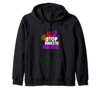 T-Shirt Stop pour Violence Domestique - Conscience de la Violence Domestique Sweat à Capuche