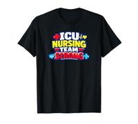 T-Shirt Strong de l'équipe infirmière des Soins intensifs Critical Care Heroes T-Shirt