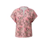 T-shirt structurÃ© Ã col V femme s.Oliver Rouge 50