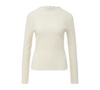 T-shirt structurÃ© en coton mÃ©langÃ© femme COMMA Beige 36
