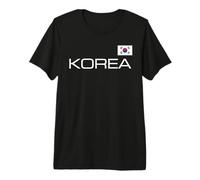 T-Shirt Style athlétique Drapeau de la Corée du Sud T-Shirt Haut de Gamme