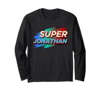 T-Shirt Super Jonathan avec nom Amusant JONATHANS Manche Longue