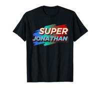 T-Shirt Super Jonathan avec nom Amusant JONATHANS T-Shirt