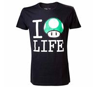 T-Shirt 'Super Mario Bros' - I Love Life - Noir - XL