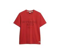Superdry 1954 Company Relaxed Fit Short Sleeve T-shirt Rouge,Orange M Homme
