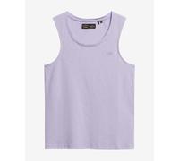 T-shirt Superdry à encolure dégagée, de couleur violette claire pour femme. - S
