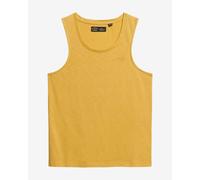 T-shirt Superdry à encolure dégagée jaune pour femme. - S