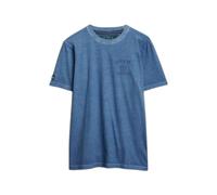 Superdry Athletic Emboss Relaxed Fit Short Sleeve T-shirt Bleu L Homme