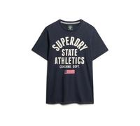 Superdry T-shirt Athletic Ess manches courtes Bleu S Homme