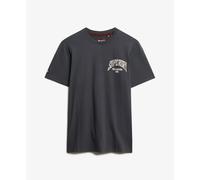 T-shirt Superdry Biker Rock Relaxed Noir L