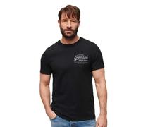 Superdry Classic Vintage Logo Heritage Short Sleeve T-shirt Noir 3XL Homme