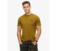 Superdry T-shirt Copper moutarde/noir Taille L
