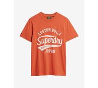 T-shirt Superdry Copper Label Script à manches courtes orange. - S