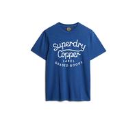 Superdry Copper Label Script Short Sleeve T-shirt Bleu L Homme
