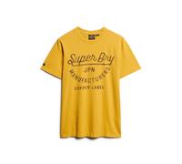 Superdry Copper Label Script Short Sleeve T-shirt Jaune XL Homme
