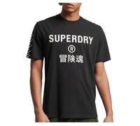 T-shirt - SUPERDRY - Coupe Ample - Manches Courtes - Noir - Confortable et Stylé S