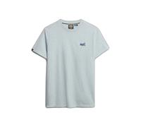 Superdry Essential Logo Embroidered Short Sleeve T-shirt Bleu 2XL Homme