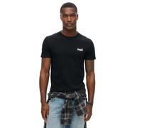 Superdry T-shirt Essential Contrast brodé manches courtes Noir XL Homme