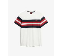 Superdry Essential Stripe Short Sleeve T-shirt Blanc M Homme