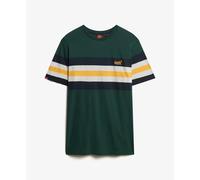 Superdry T-shirt manches courtes Essential Stripe Vert S Homme