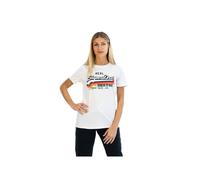 T shirt Superdry Femme Original vintage Blanc Coton XS