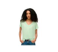 T shirt Superdry Femme Oversize Vert Coton XS