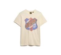 Superdry Gasoline Graphic Relaxed Short Sleeve T-shirt Beige S Homme