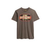 Superdry Gasoline Graphic Relaxed Short Sleeve T-shirt Marron M Homme