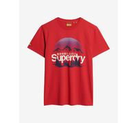 T-shirt Superdry Great Outdoors à manches courtes rouge bleu. - S