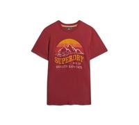Superdry Great Outdoors Relaxed Fit Short Sleeve T-shirt Rouge M Homme