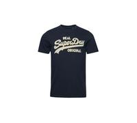 T shirt - Superdry - Homme - Vintage classic logo - Bleu - Synthétique XS