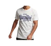 T shirt Superdry Homme Vintage logo Blanc Coton XL