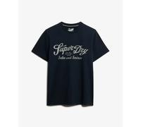 Superdry Industry Worker Relaxed Fit Short Sleeve T-shirt Bleu XL Homme