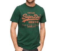 T-Shirt Superdry M1011860a Homme Coton Vert