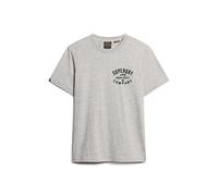 Superdry - Machined Goods Workwear Tee en Coton Gris - Homme - Tops - Gris - Taille: S