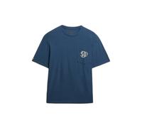 Superdry Merchant Graphic Pocket Short Sleeve T-shirt Bleu XL Homme