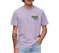 Superdry Neon Travel Chest Loose Short Sleeve T-shirt Violet S Homme