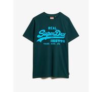 Superdry Neon Vl Graphic Short Sleeve T-shirt Vert M Homme